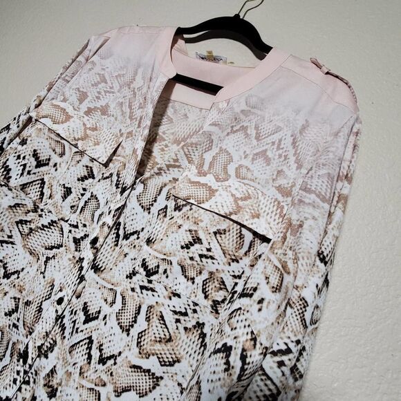 Calvin Klein Utility Ombre Snake Print Tunic 2X - Picture 3 of 9